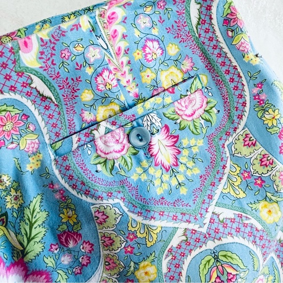 EP Pro Golf Skort Vintage Bridgerton Style Floral Print Mini Skort 10 Large - Picture 6 of 13